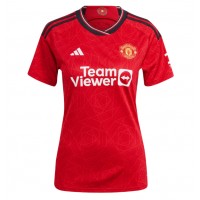 Dámy Fotbalový dres Manchester United 2023-24 Domácí Krátký Rukáv